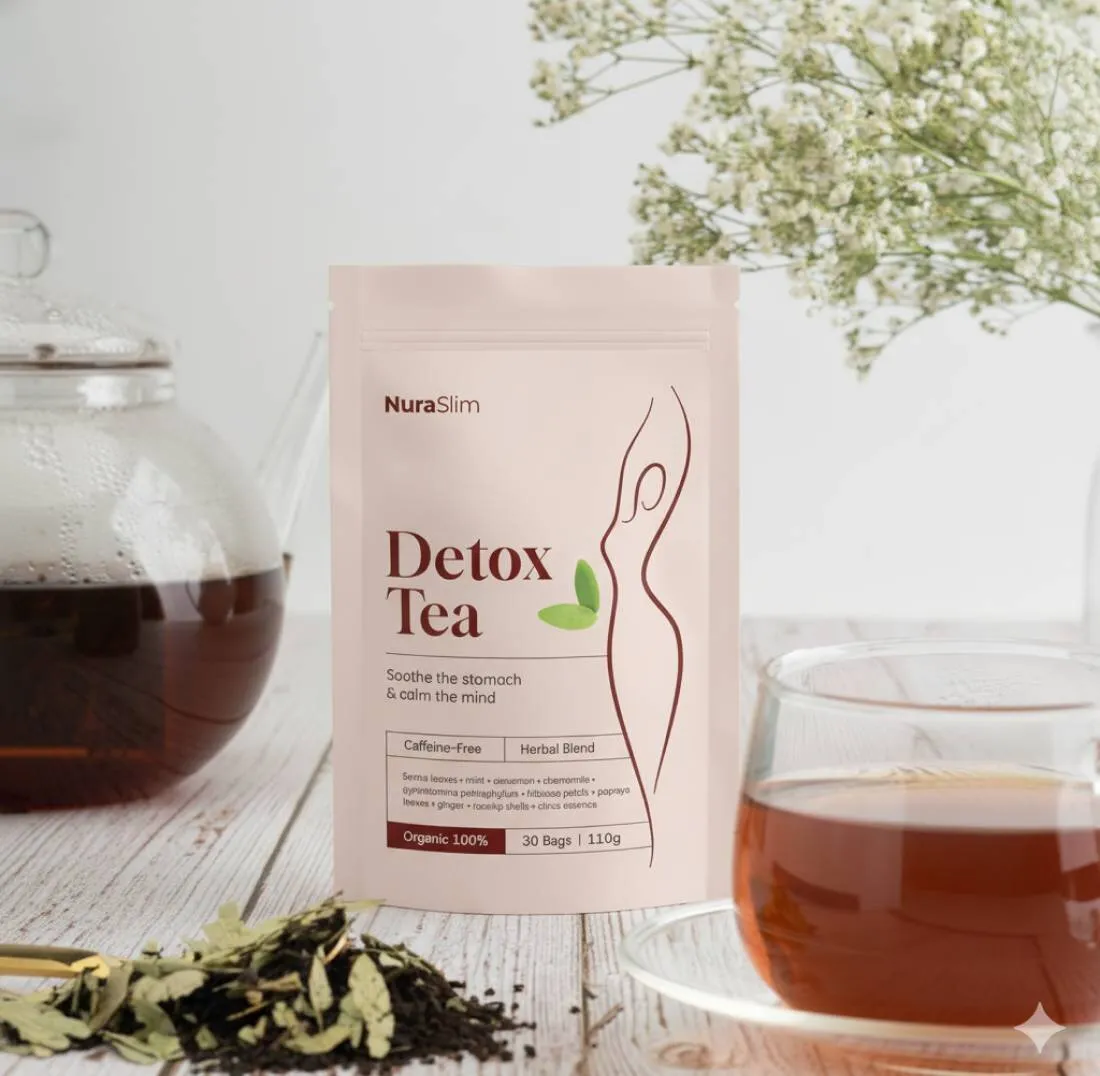 NuraSlim Chá Detox – ritual diário para o bem-estar digestivo